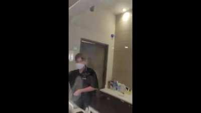 Woman is upset over a transgender woman being allowed in the women's bathroom at a spa