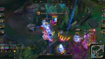 A bard on my team got a Penta (I was the nunu).