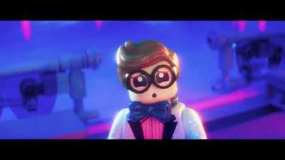 Bruce Wayne sees Barbara Gordon for the first time. (Batman The Lego Movie)