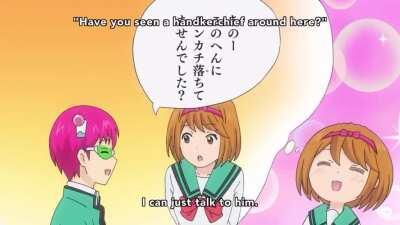 This scene actually made me spit out my water [The Disastrous Life is Saiki K]