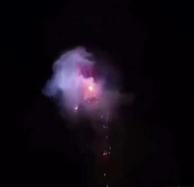 Fireworks on a hot air balloon. What could possibly go wrong?