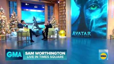 Sam Worthington talks Avatar: The Way of Water on Good Morning America