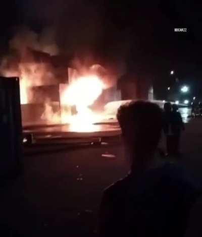 Massive explosion in Hydrogen peroxide container in Shitakundu, Bangladesh