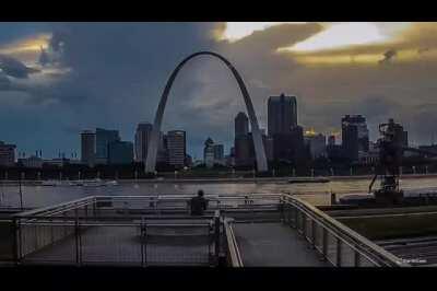 Last night's sunset courtesy of EarthCam, frames captured at 10sec intervals for 1 hour. (11-sec video)