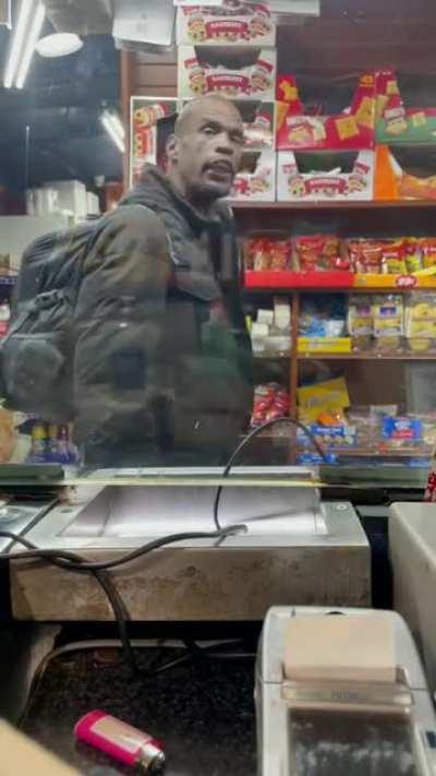 Guy Freaks Out on Store Clerk for Giving Him a Pink Lighter