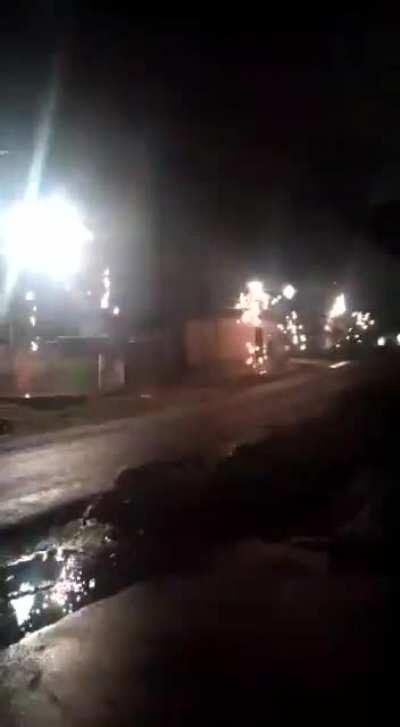 Vídeo mostra catástrofe no sistema de transmissão de energia no Amapá