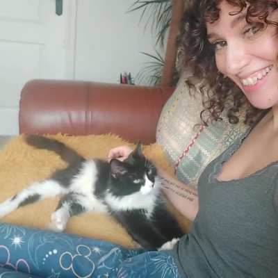 First time! Molly makes biccies on me!