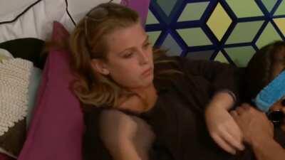 Haliegh Broucher full boob flash 7/5 GIF