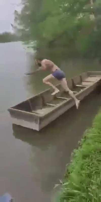 The boat, the box, and the drunkard