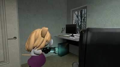 Neco Arc Plays Geometry Dash.