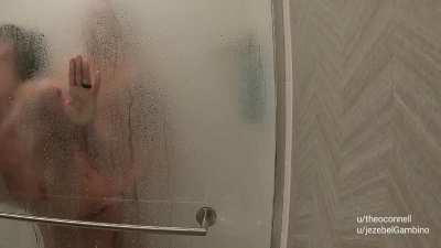 Played in the hottub, played on the bed, played on the sofa, then a chair, we missed the table, but definitely got another round in the shower to wash away all those juices. 