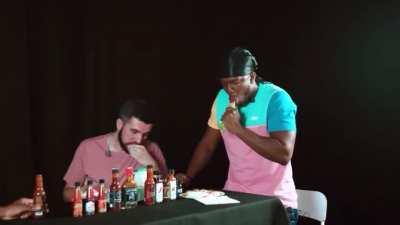 He’s been practicing on Simon!