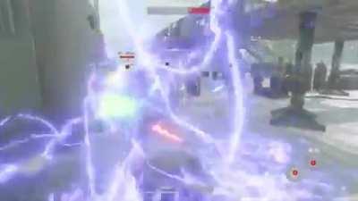 I put my controller down and the force took over.