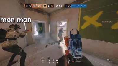 When you meet MeatyMarley in Siege!