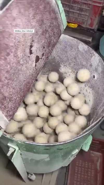 How Tennis balls are made with hand.