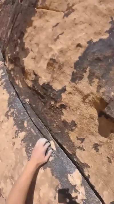 A life hanging by a nut. Breathing.