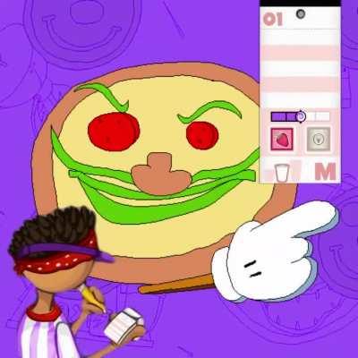 Pizzaface orders from Papa's Freezeria.