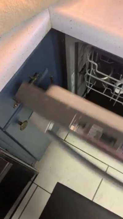 I can’t open the drawer without opening the dishwasher. I can’t open the dishwasher all the way without removing the oven door completely.