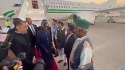 Marathi song played to welcome Nigerian President, Bola Ahmed Tinubu in New Delhi.

The song's translation is, “Let me go back home. It’s 12am already.” 