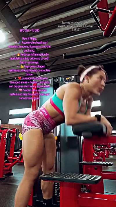 Carolyne Marquez - My Recovery stack : Bpc 157 + tb 500