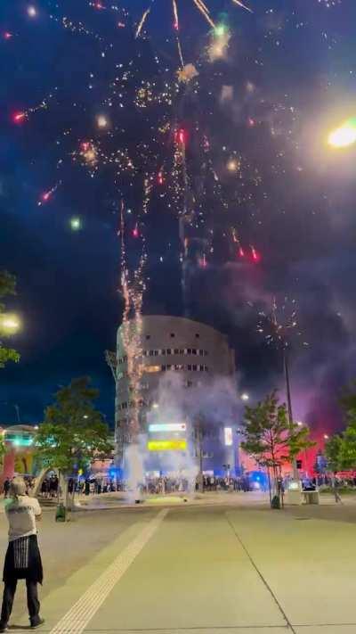 Merkur Arena Feuerwerk