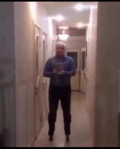 ...skating through your house and carrying your kitten