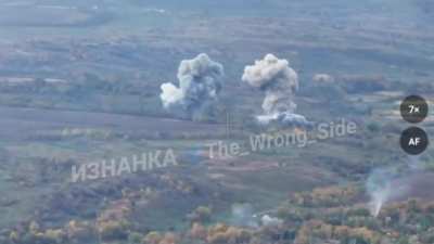 4 shockwaves from FAB UMPK bombs.