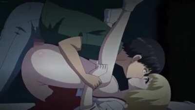 Passionate sex with blonde