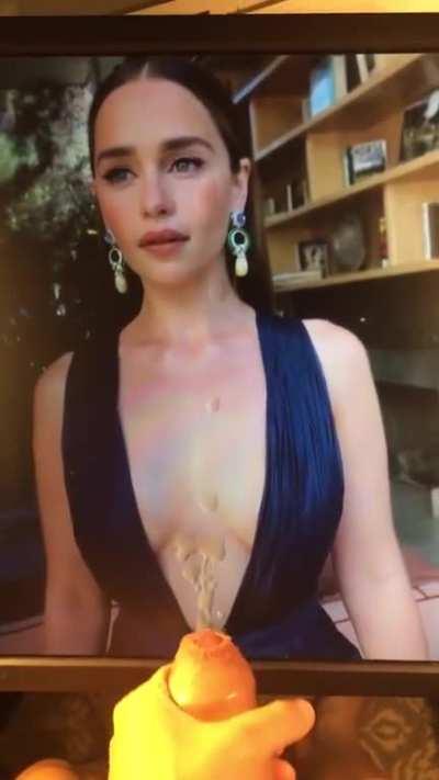 Emilia Clarke gets my load