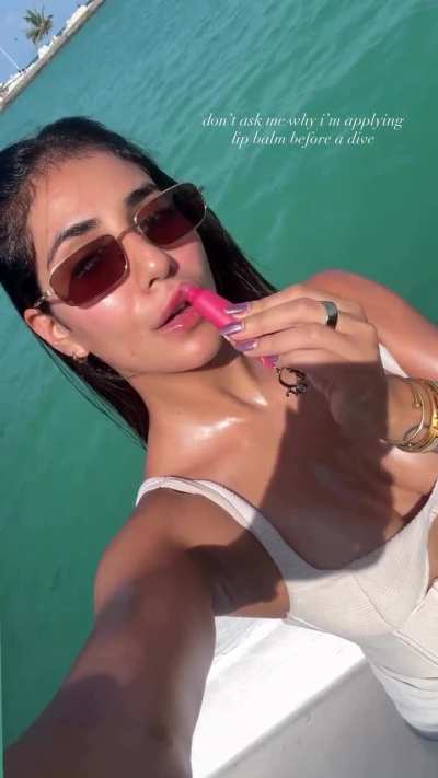 Lip Balm Before Dive