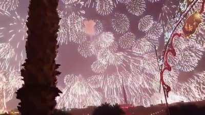 A huge one shell firework