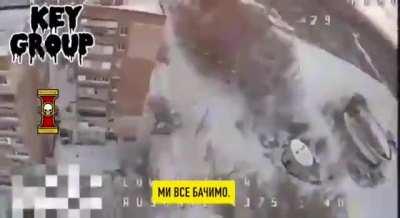 🇺🇦Ukrainian FPV kamikaze drones destroy the 🇷🇺Russian radio electronic station Aistonok, the direction finder of drones 