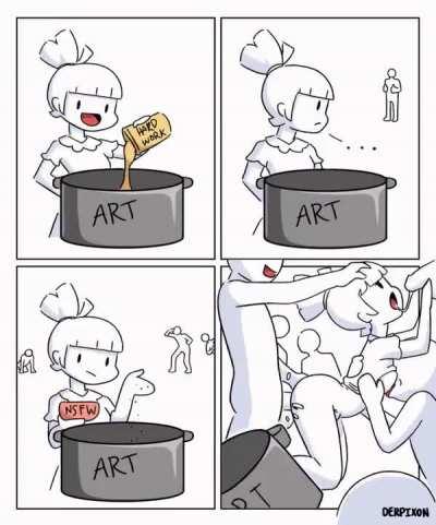 Art + NSFW [Original] (Derpixon)