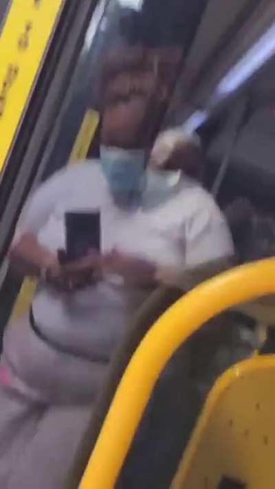 Man smokes crack while riding a bus in Chicago…