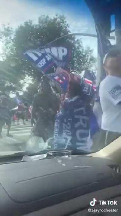 Trump supporter cringebon election day