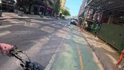 Streets for cars are ridiculously stupid and fragile (NYC)
