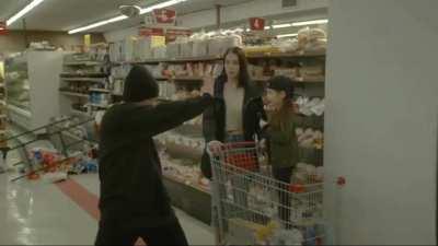 NF self high-fiving himself