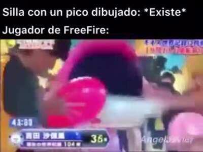 el moai despues del video de FREE FIRE