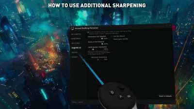 Using Virtual Desktop's additional sharpening to boost CAS to 200%