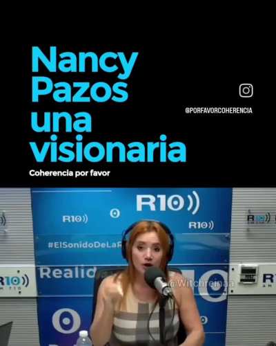 Toda una visionaria Nancy Pazos:
