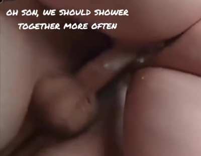 When Mom and Son make a Shower together