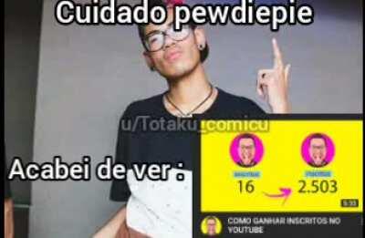 PewDiePie vai ser amassado