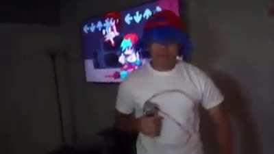 El dylan antes de ser ejecutado por los fans de fnf