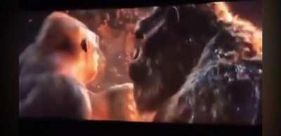 I really like how they are doing Kong in this movie already.