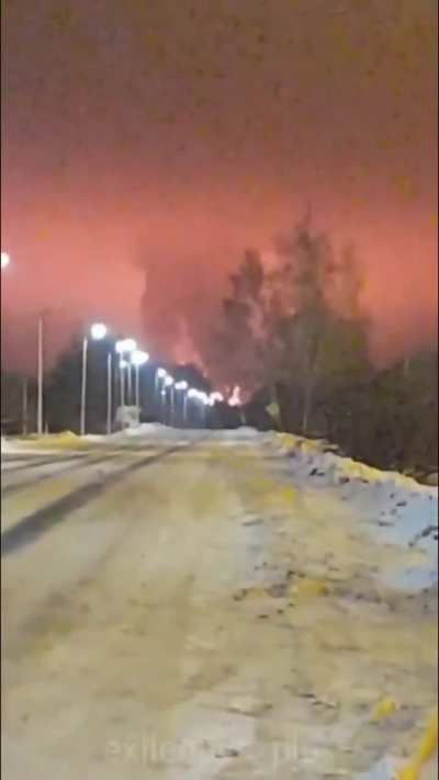 Ukrainian long range drones hit the Oil Depot in Usman, Lipetsk Region, Russia overnight - 06.01.2026