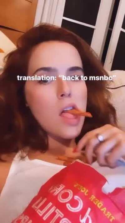 Zoey and her chips 4