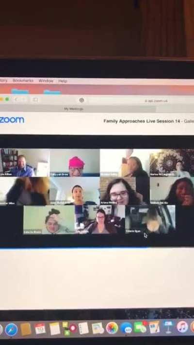 Poor woman has no idea camera is on in zoom call | PoorJennifer