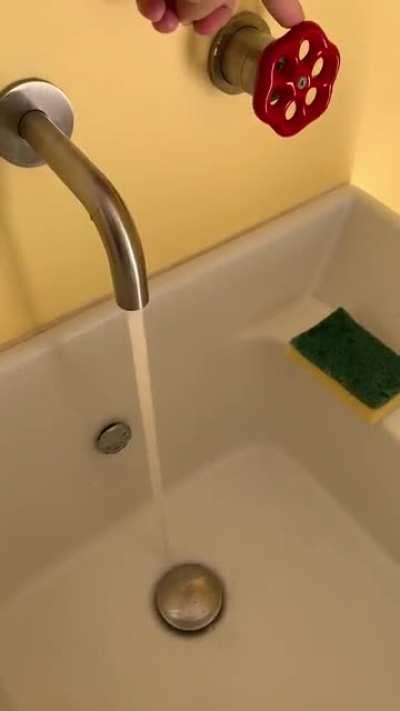 The faucet in airbnb I stayed at