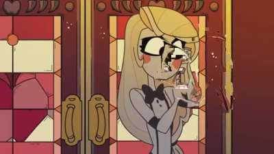 The dude visits hazbin Hotel 