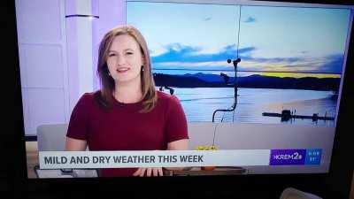 NSFW Local news station accidentally airs porn during the weather.